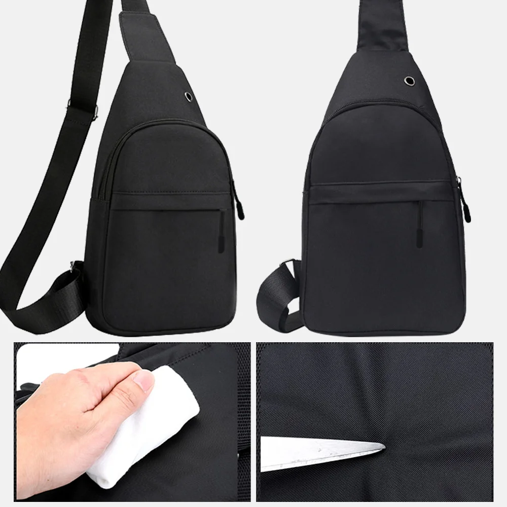2022 Trend Chest Bag for Men Canva Sport Crossbody Men Shoulder Bag Mobile Phone Chest Bag Constellation Pattern Printed Handbag