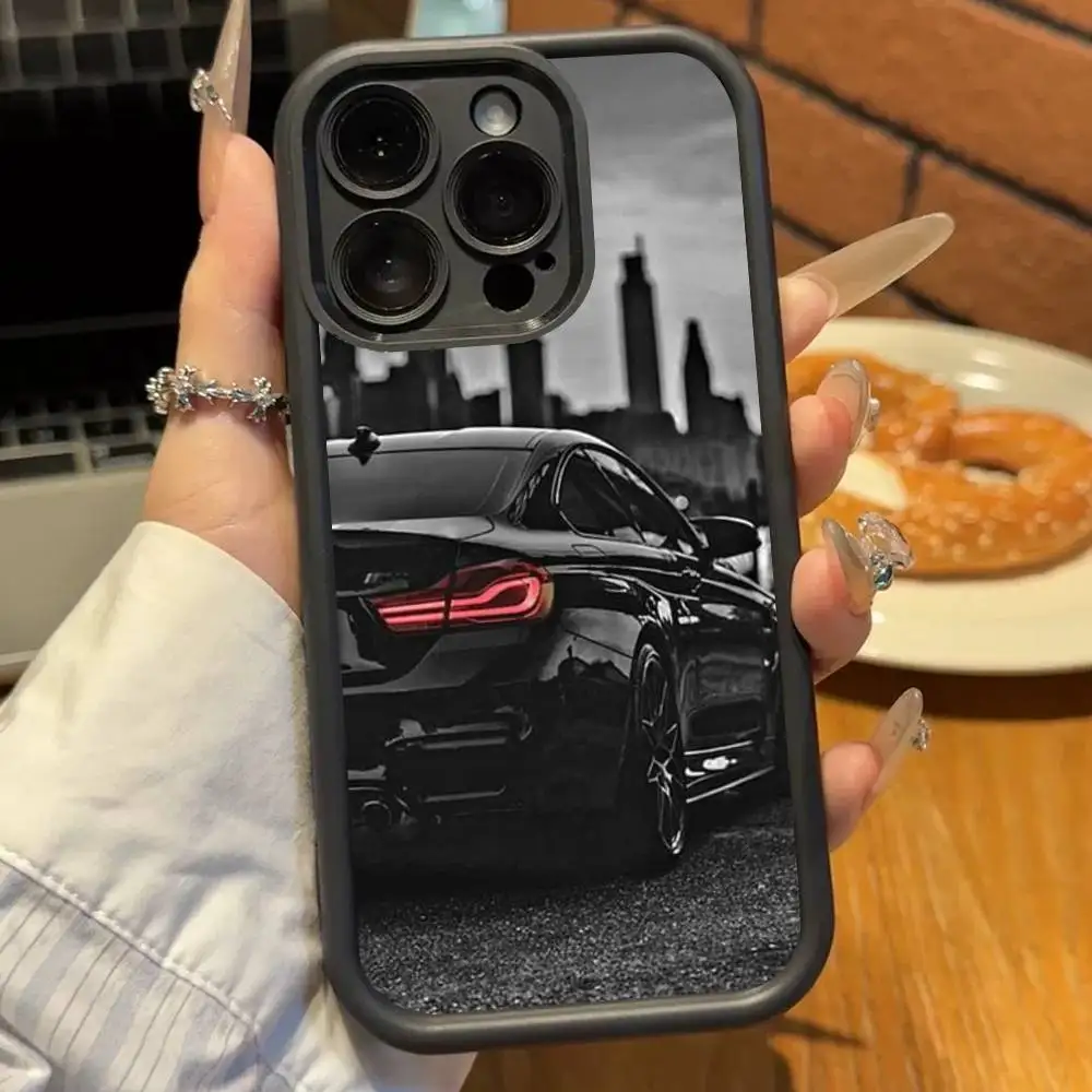 Blau-rotes Auto COOL B-Bm-wes Handyhülle für iPhone 11, 12, 13, 14, 15, 16, 17, Pro Max, stoßfeste, weiche TPU-Rückseite – Detail 13