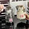 360°Rotating Makeup Brush Holder Makeup Organizer Cosmetic Storage Box Makeup Storage Organizer Pencil Case Lipstick Organizer 2