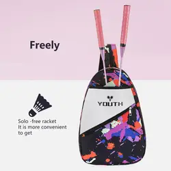 Junior Tennis Bag Water Proof High Capacity Highly Compatible Compartment Oxford Cloth Badminton Racket Sports Bag Outdoor Sport
