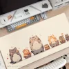 1pc Cute Cat Panda Mouse Pad Desk Mat With Pad Gaming Accessories Prime Gaming XXL Keyboard Pad Padding Mat 1