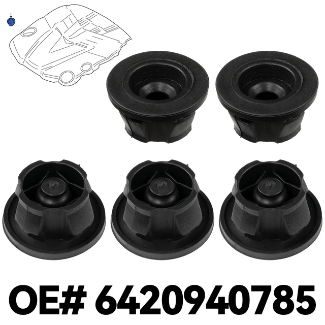 x5 Engine Cover Rubber Bung Clip Grommet Stop Bushing Absorber For Mercedes Benz W204 C218 W212 Sprinter 906 09-2015 A6420940785 1