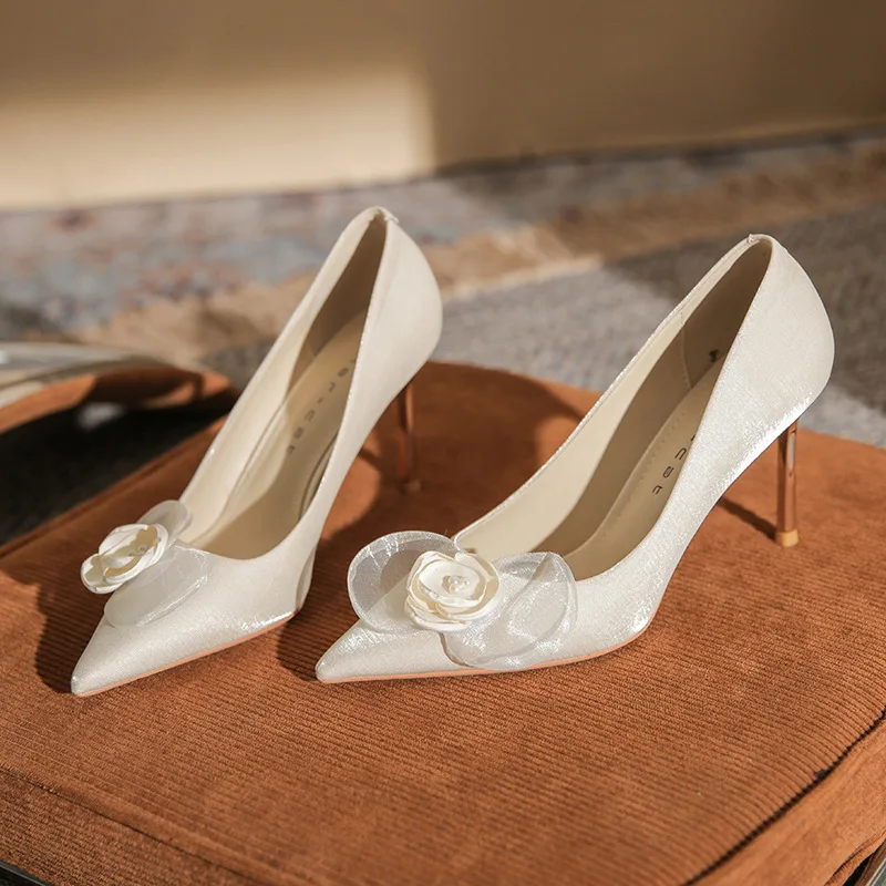 Sexy Women Shoes Woman Pumps Wedding Shoe Bridal Heels Wedding Heels Bride Shoes White Stiletto Female Footwear High Heels