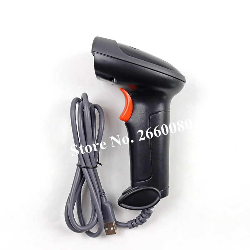 1D 2D Barcode Scanner Handheld Bar code Scanning USB 1.8m Cable Barcode Reader for Supermarket POS