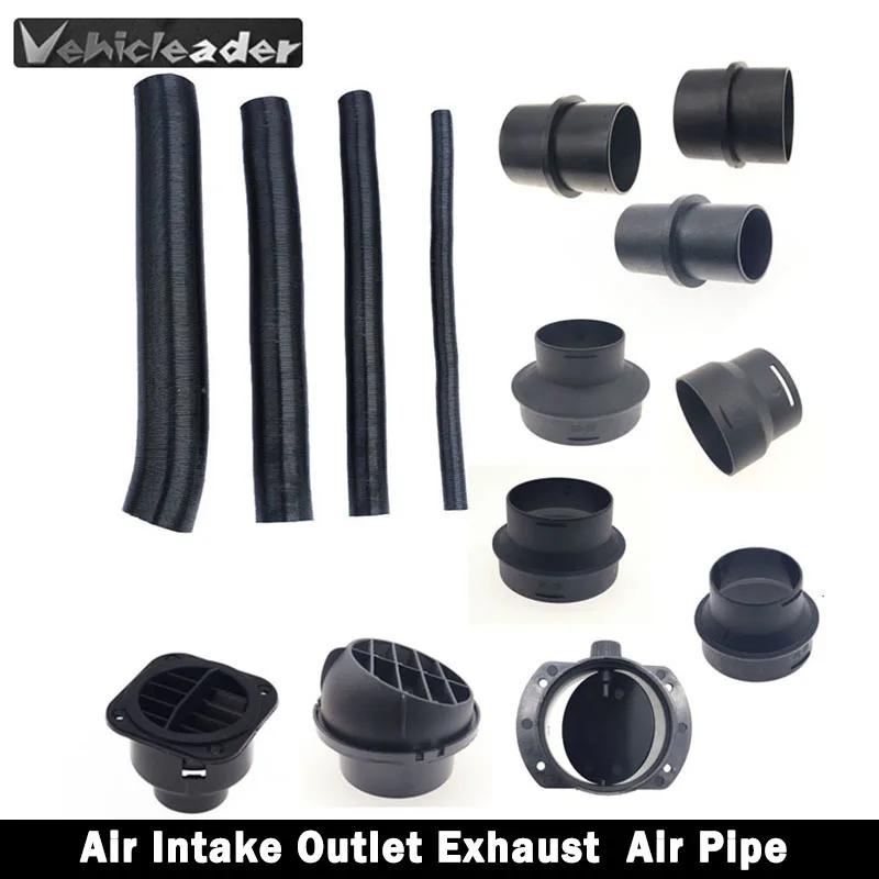 Presa D'Aria 25/42/60/77Mm Tubo Flessibile Corrugato Di Scarico Tubo Flessibile Combustione Per Riscaldatore Automatico Webasto Eberspacher