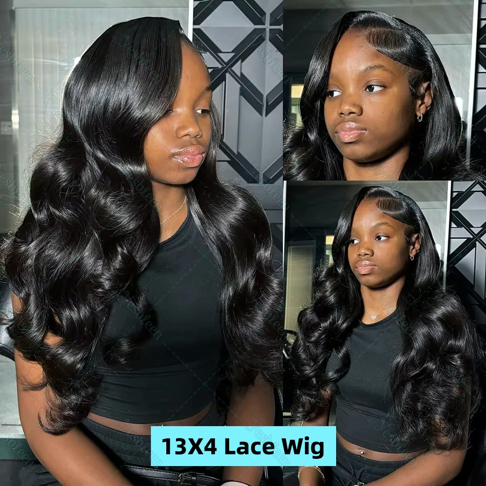 Human Hair Wig Brazilian 30 38 inch Body Wave Lace Frontal 13x4 13x6 5x5 Closure