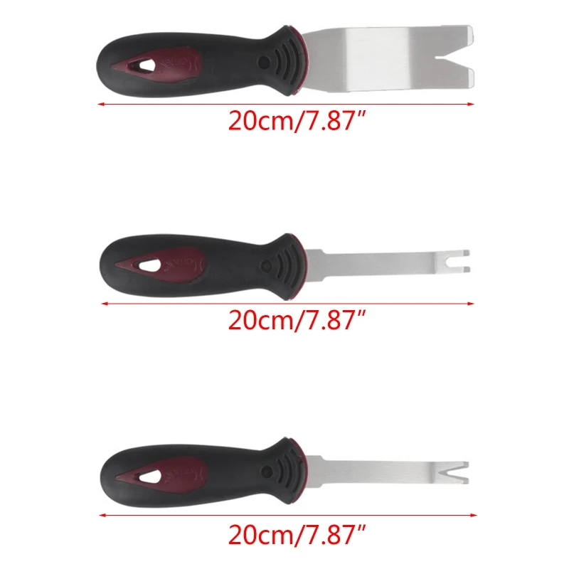 Uniuqe 디자인 버클 프라이 도구 자동 도어 패널 제거 도구 세트 오디오 라디오 오디오 수정 손 수리 도구