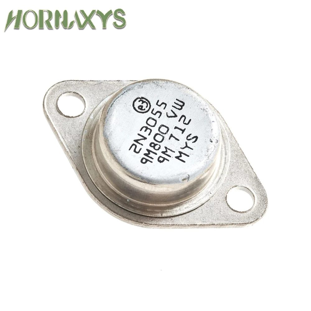 10PCS 2N3055 Power Transistors NPN TO-3 Metal Case 15A 100V 115W bjt transistor transistors kit