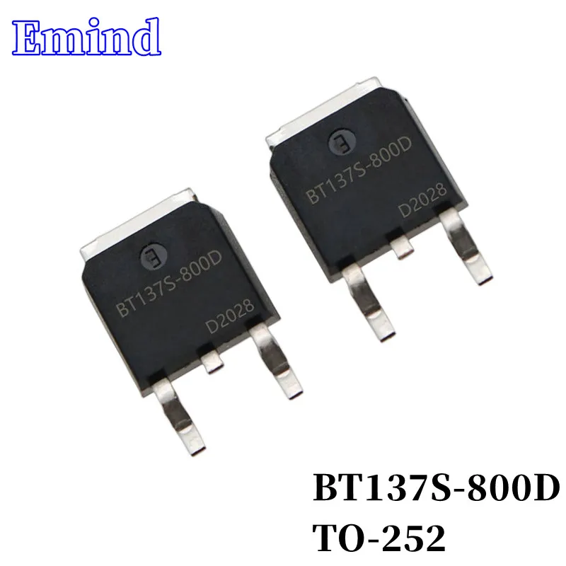 

20 шт. BT137S-800D Тиристор TO-252 8A/800V SMD Triac большой чип