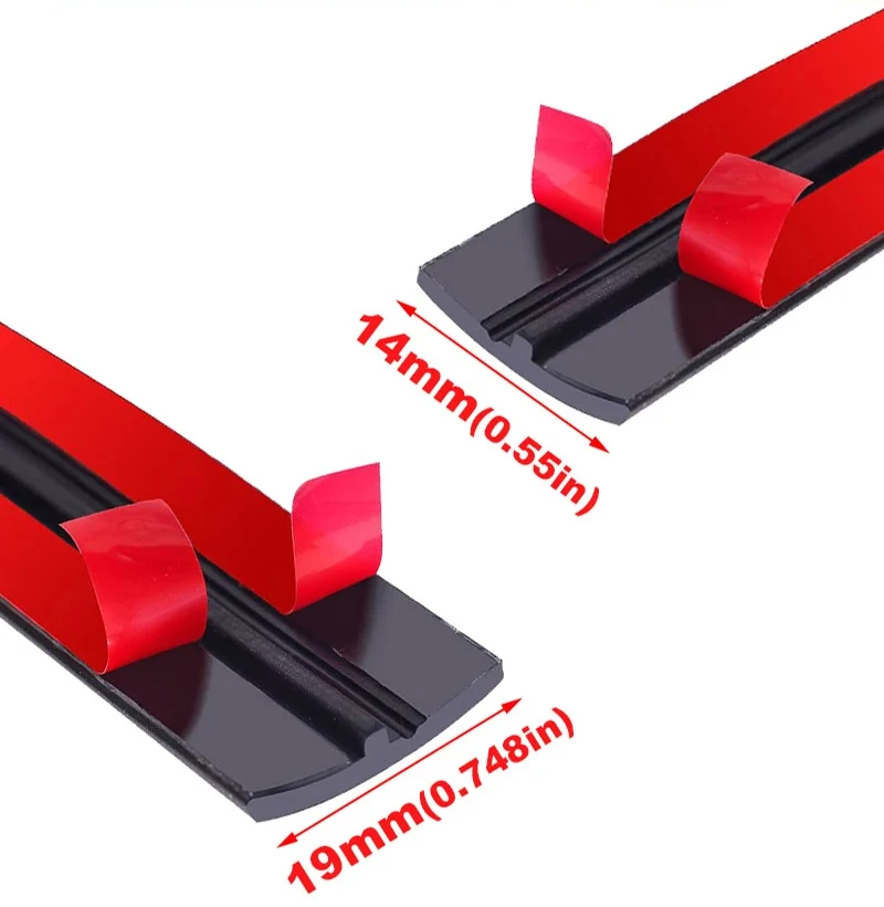 14/19mm Auto-Dichtungsstreifen für Fensterkanten und Windschutzscheiben, Universeller Dach-Windschutzscheibenschutz, Dichtungszubehör für Autos – Detail 2