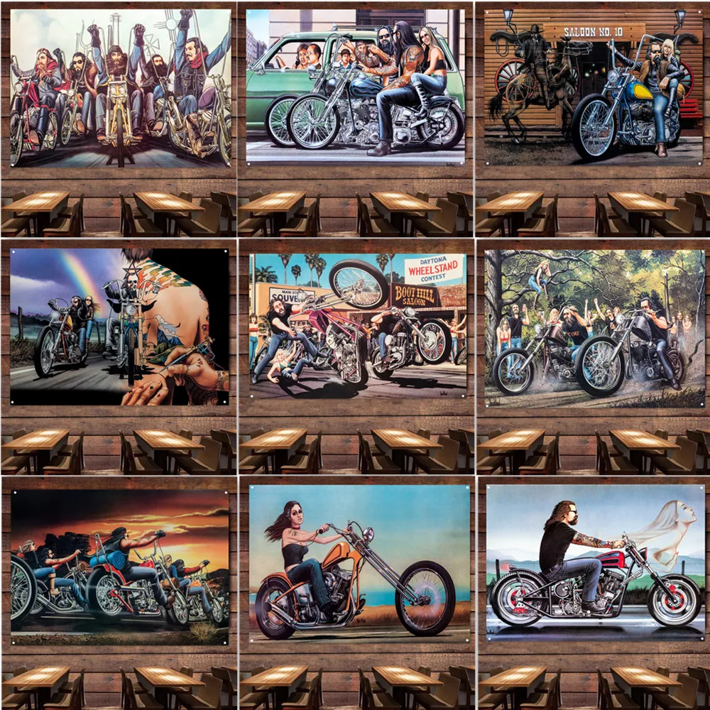 Easy-Rider-Flag-Banner-Babes-Car-Painting-Auto-Repair-Shop-Garage-Wall ...