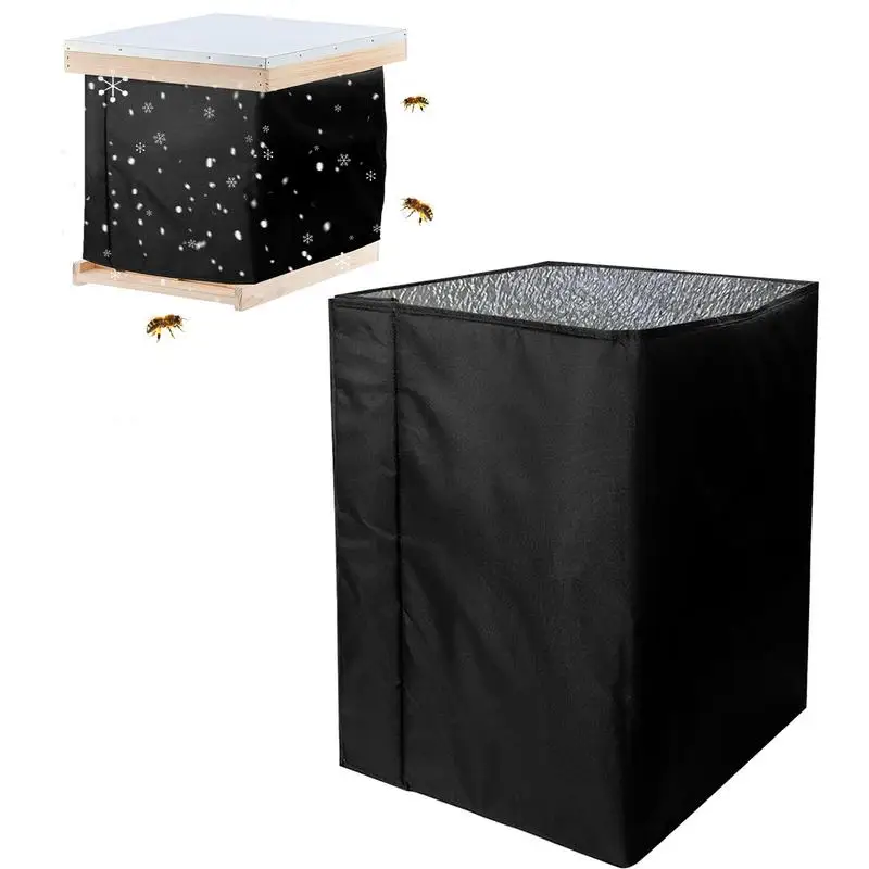 

Beehive Insulation Cover Bee Cozy Winter Hive Wraps 600D Oxford Waterproof Bee Hives Cold and Windproof Easy to Use and Store