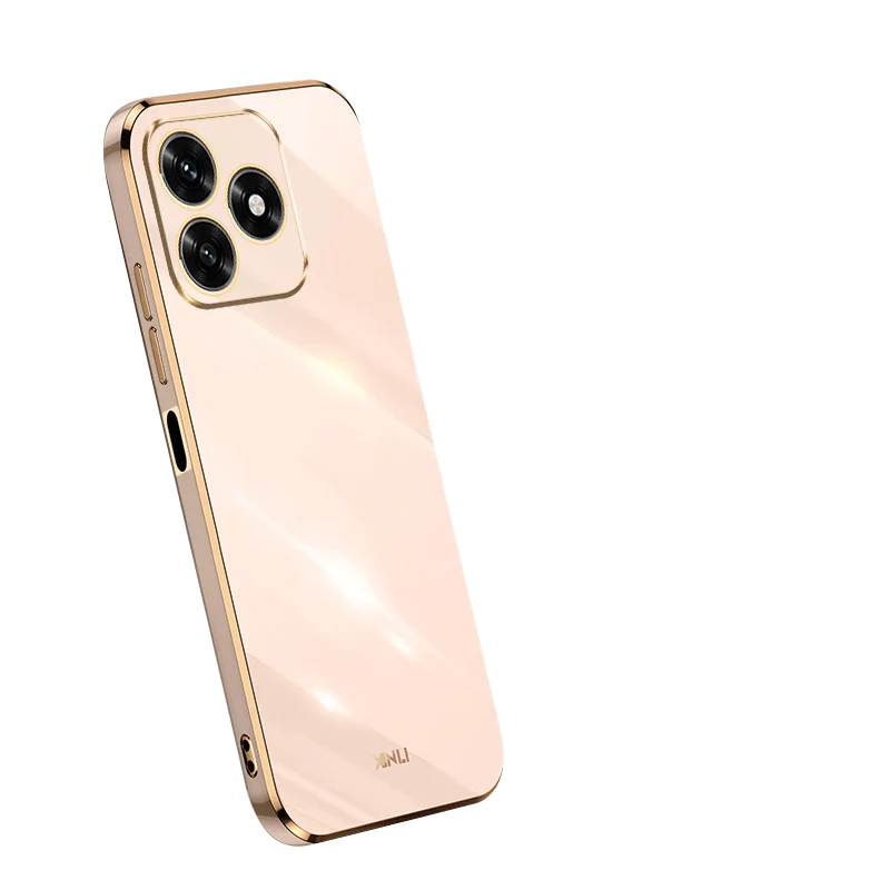 Luxury Shockproof Soft TPU Silicone Case with Square Plating Design