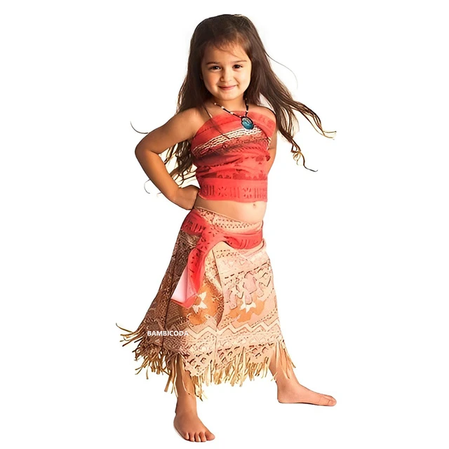 Princess Moana Cosplay Costume Children Vaiana  Moana Costume Kids Pattern  - 2023 - Aliexpress