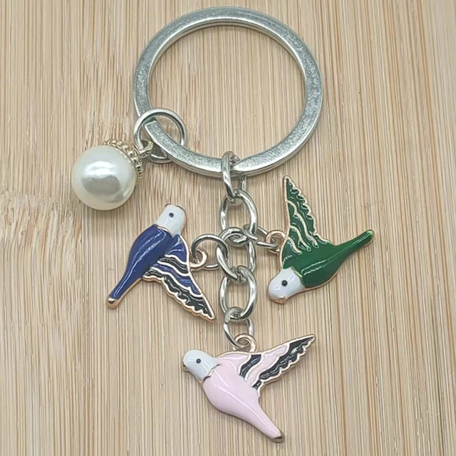 tenghong2021 Cute Keychain Aesthetic Keychain Accessories Kawaii Key Ring  for Women Girl Pink Charm for Backpack -Dog at Amazon Women's Clothing store