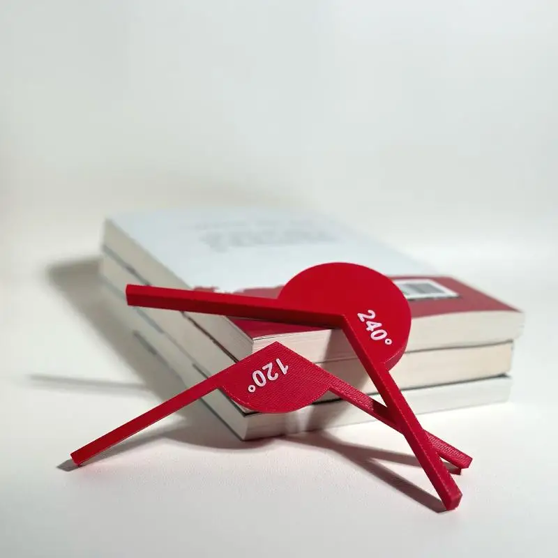 새로운 2/5Pcs 다기능 기하학적 각도 교육 보조 소품 휴대용 기하학적 각도 눈금자 측정 도구