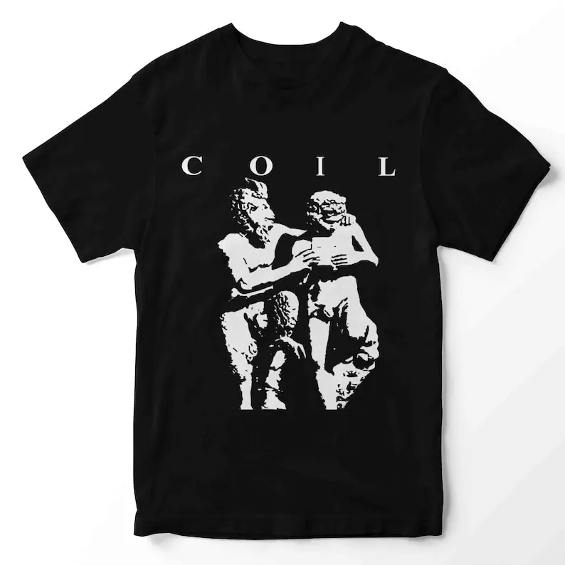 Coil Tshirt Adult Regular Fit O-Necked Tees Cotton Men's Printed Tops