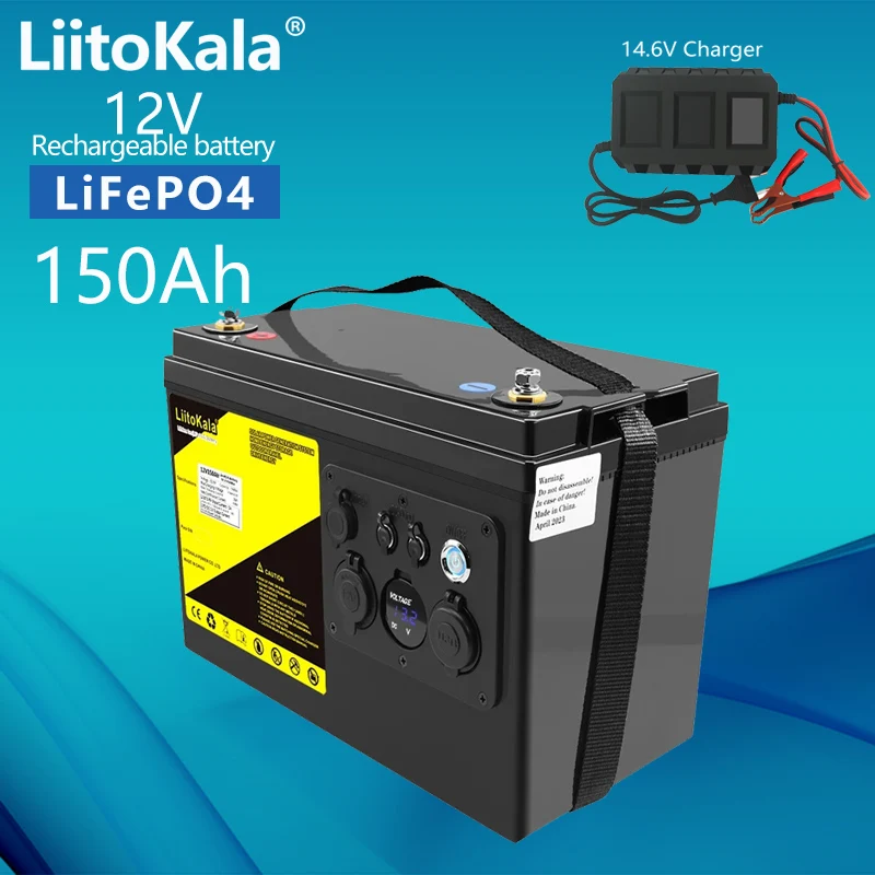 12V LiFePO4 Bluetooth BMS 100AH 150AH 200AH Battery RV Solar Energy Storage  Yacht AGV Robot 12.8V Lithium iron phosphate - AliExpress