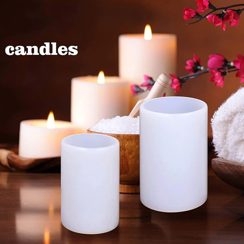 Handmade Cylinder Pillar Candle UV Crystal Epoxy Resin Mold Aromatherapy Plaster Silicone Mould DIY Crafts Wax Soaps DropShip diy portrait candle silicone mold mom dad family scented candle mold for aromatherapy plaster making epoxy resin mold