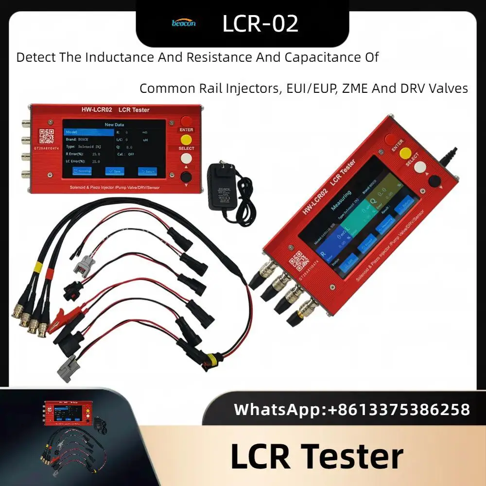 

LCR Tester Common Rail Piezo Injector Tester Eui/Eup ZME Drv Solenoid Valve Pump Sensor Simulator LCR06 LCR02