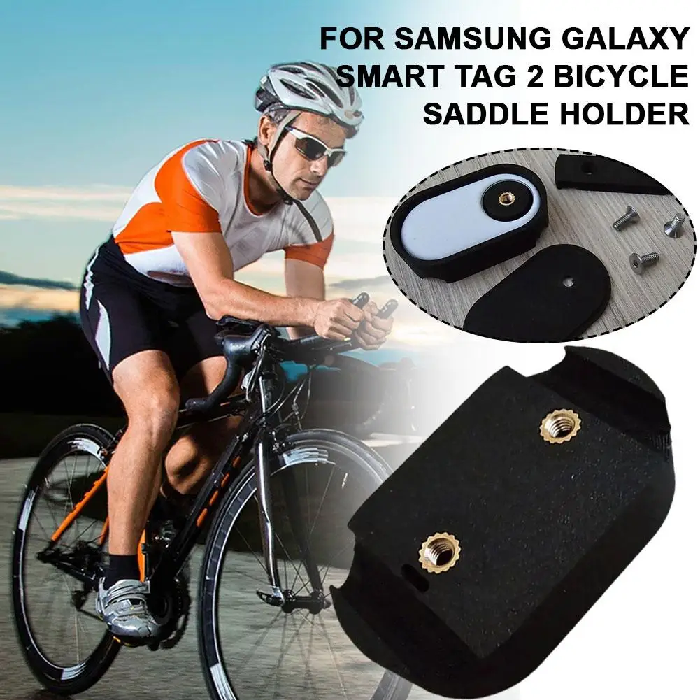 For Samsung Galaxy SmartTag 2 Bike Mounting Bracket Anti-lost Anti-Drop Shockproof Protective Shell Case