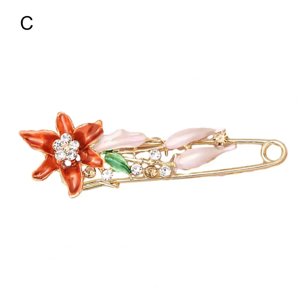 Brooch Pin Stylish Elegant Jewelry Brooch Pin Colorfast Brooch Badge  Women Badge Pin Accessories Women Accessory