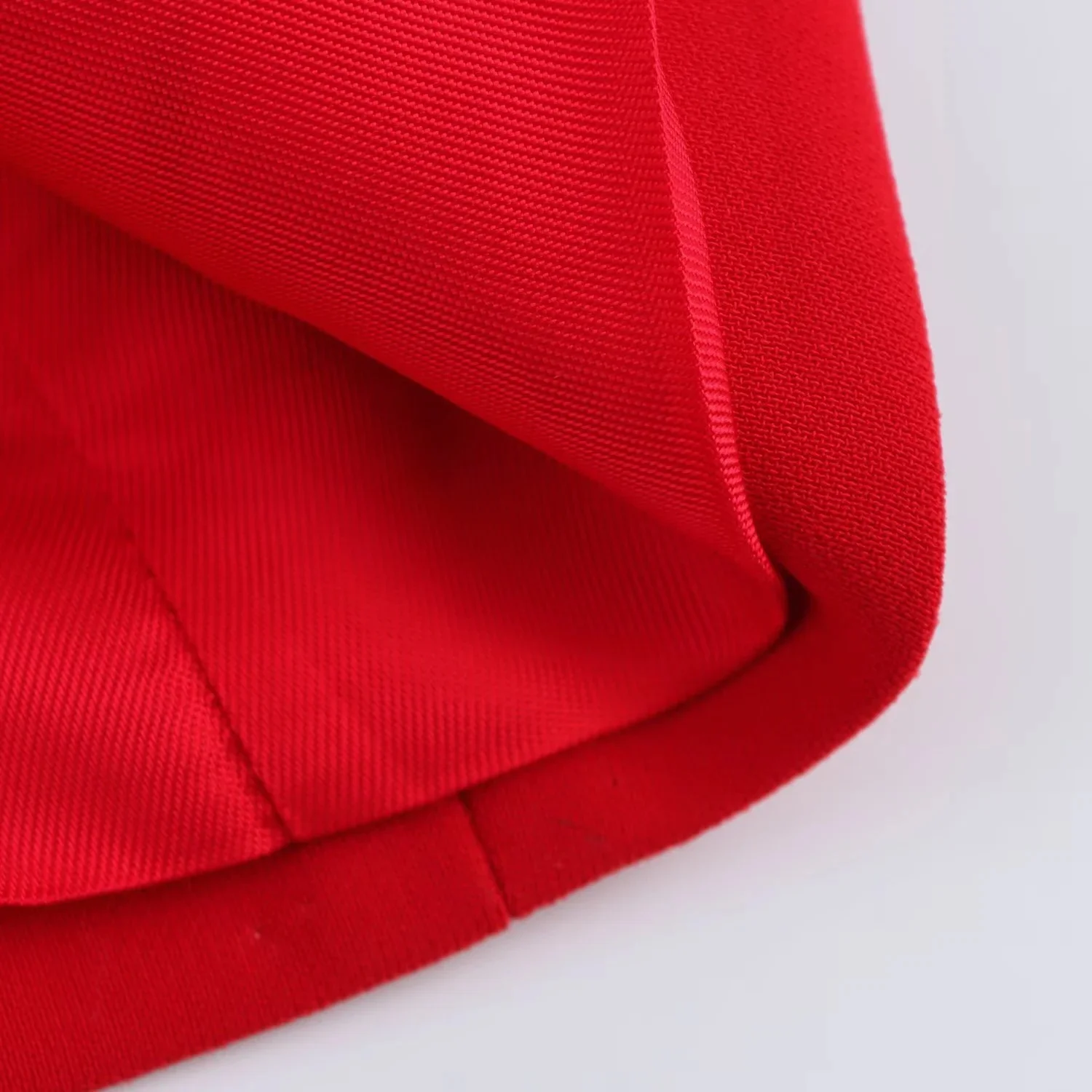 Lady Chic Red Vest Blazer Suit V Neck Sashes Sleeveless Blazer High Waist Wide Leg Pants Fashion Summer Sets