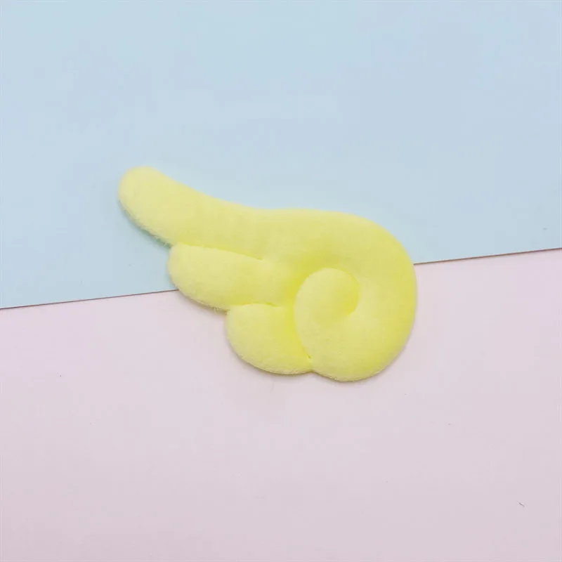 42Pcs 7,6x4CM Filz Engel Flügel Gepolsterte Applikationen Für Kinder Hut Nähen DIY Stirnband Haar Clip Zubehör patches – Detail 9