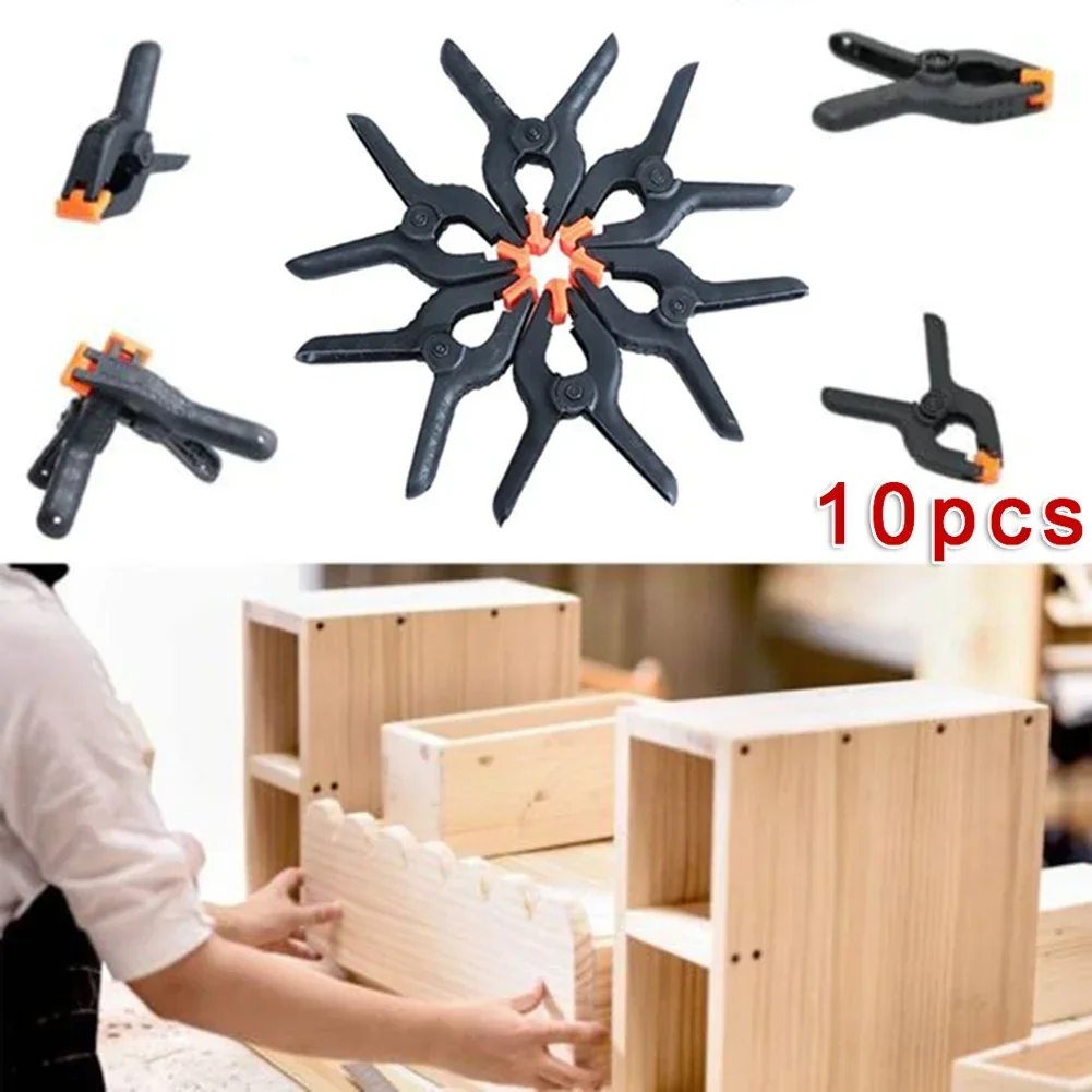 Description Picture 3 of item10pcs 2inch Spring Clamps DIY Woodworking Tools Hard Plastic Clamps Durable For Woodworking Spring Clip