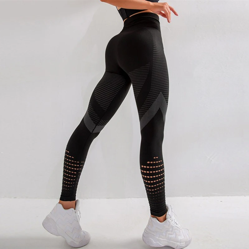 Nuevas mallas sexis sin costuras para mujer, pantalones deportivos
