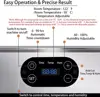 Electric Bread Dough Proofer Machine with Humidity and Temperature control Sourdough Bread Proofer Box Yogurt Maker Proofing 2