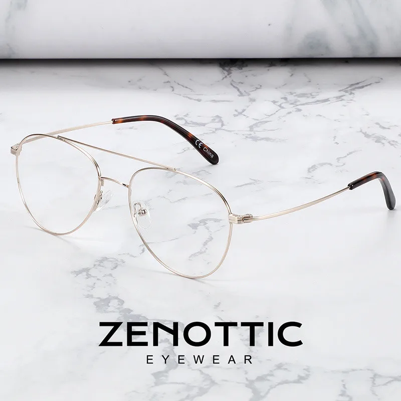 ZENOTTIC 2022 Prescription Myopia Pilot Sunglasses Diopter Photochromic