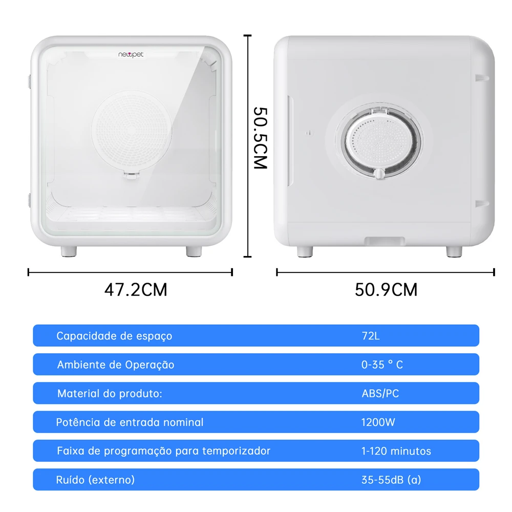 Secador Inteligente para Cães e Gatos 12 S810500a00801403c91d5c714e77c29a5G