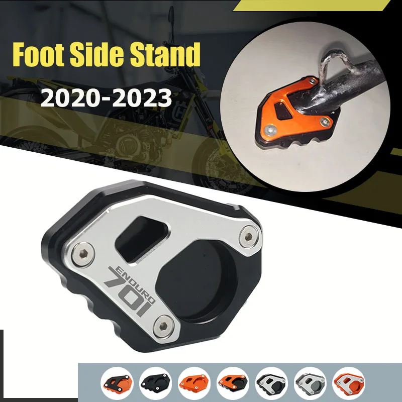 Motorcycle Kickstand Foot Side Stand Extension Pad for Husqvarna 701 Enduro SMC 701Enduro