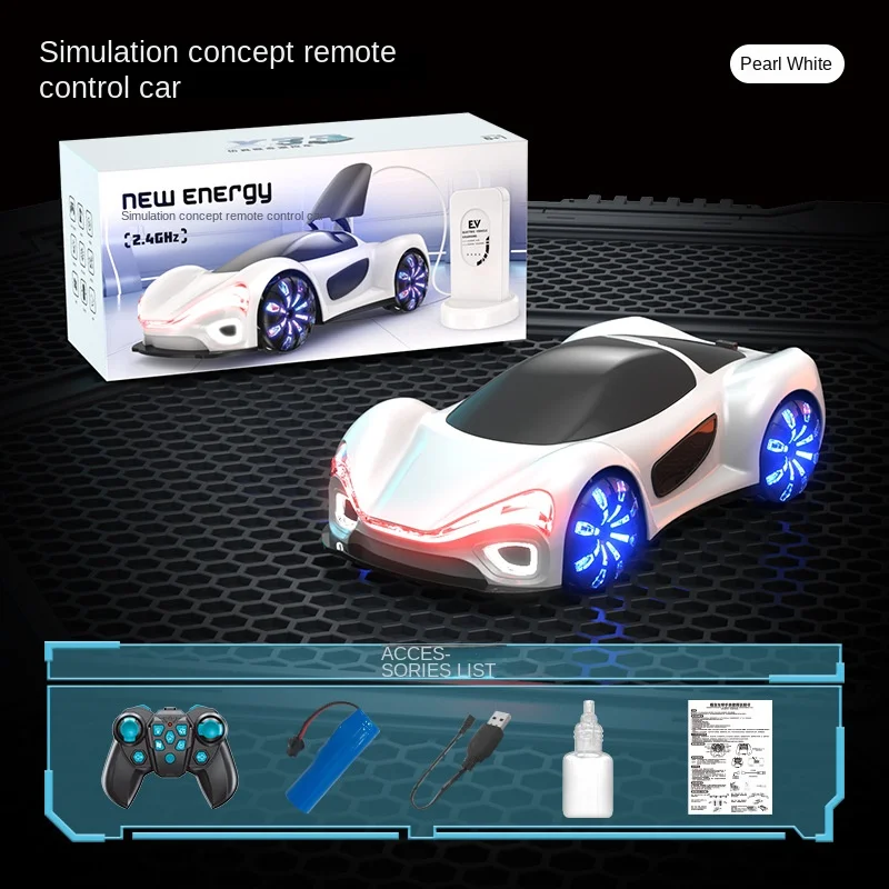 New Energy ConceptrcDrift Remote Control Car Gesture Induction Streamer Concept Stunt Car Long Endurance Charging Pile