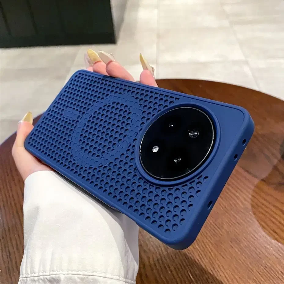 Honeycomb Heat Dissipation Breathable Magnetic Back Cover