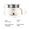 Multifunction Electric Cooking Heating Pan Electric Cooking Pot Machine Single/Double Layer Steamed Eggs Pan Non-stick Pan 6