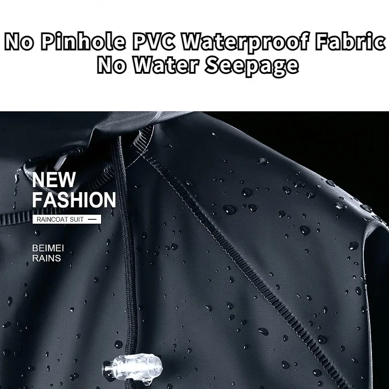 Work Clothes Raincoat Long Full Body Rainproof Adult Men's Women's Outdoor One-Piece Single Reflective Waterproof Poncho rain poncho raincoat suit