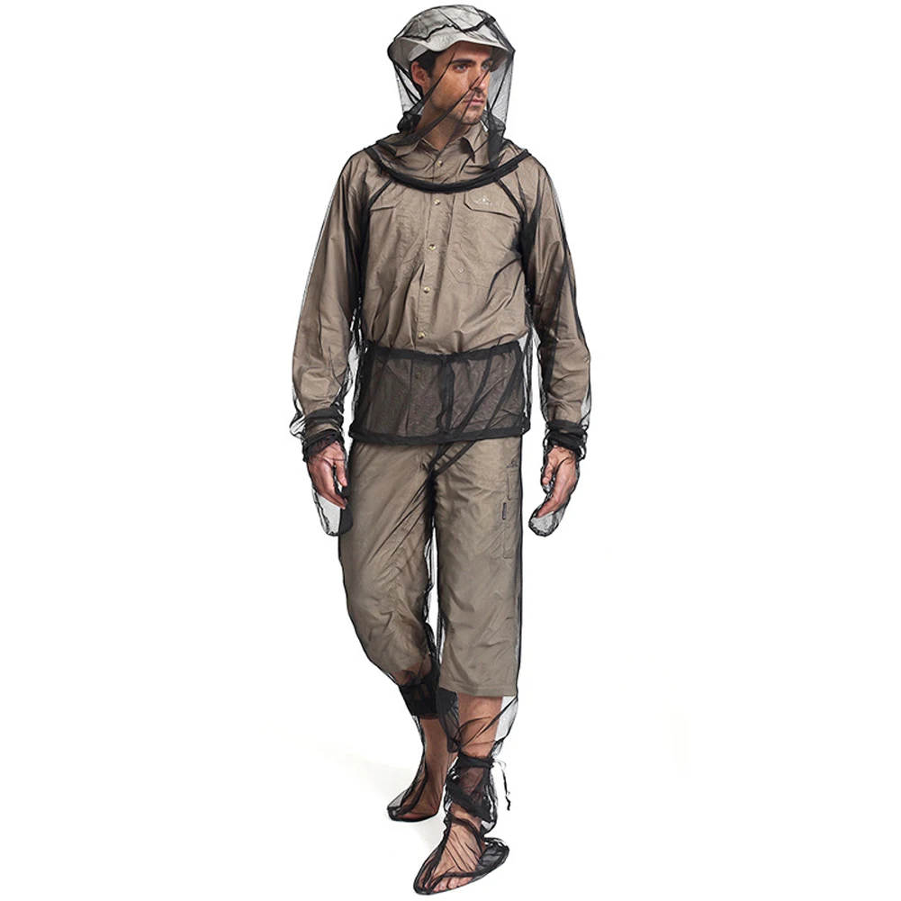 Breathable Mesh Mosquito Repellent Suit Outdoor Insect Protective
