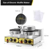 Maker Stainless Steel Iron Machine for Restaurants, Large Maker, Commercial Waffle Machine 5