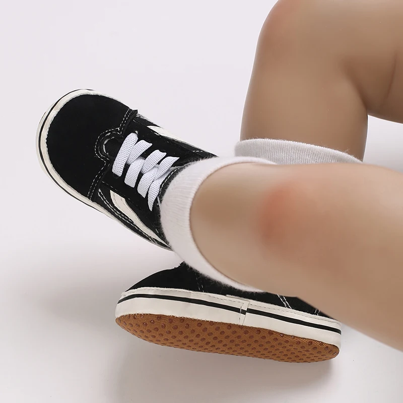 VALEN SINA Fashion casual shoes Baby First Walkers Newborn Kid Canvas Sneakers Baby Boy Girl Soft Sole Crib Shoes Pre Walkers 6