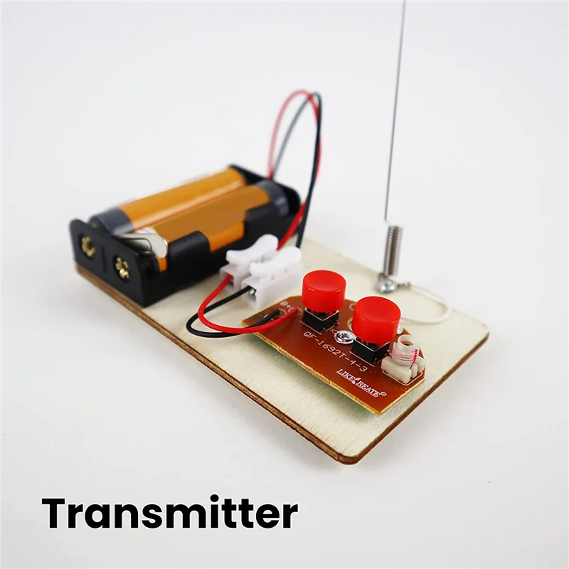 STEM Kits Learn Morse Code Build a Telegraph Machine Electric Circuit Experiment Electricity Kit(No Battery) morse code telegraph kit