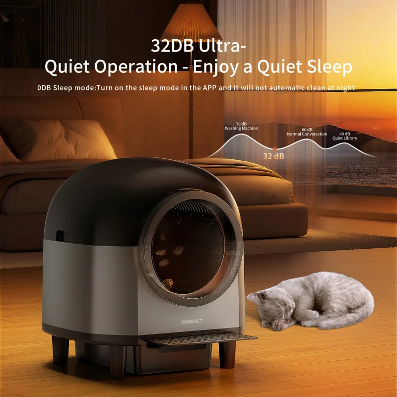 Intelligent self-cleaning multi-litter box large automatic litter box bracket App odorless garbage disposal automatic cleaning