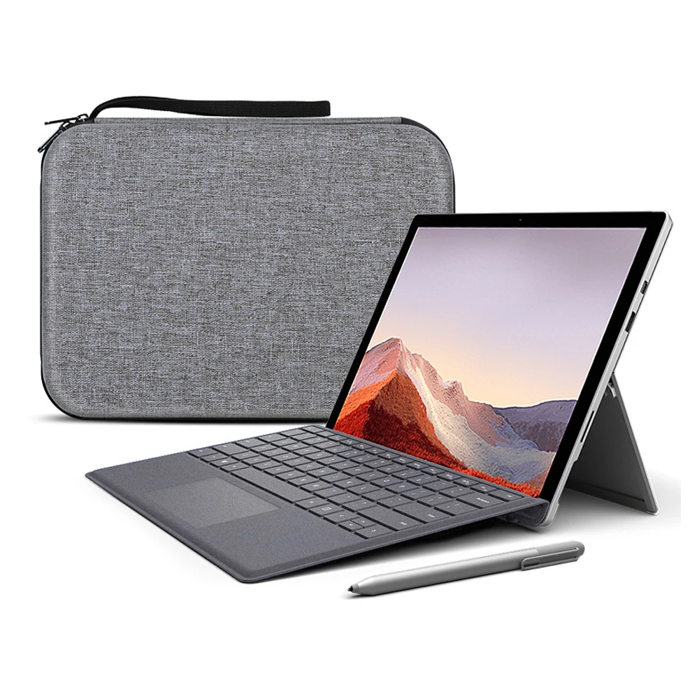 

Жесткий чехол из ЭВА 9,7-11/12, 9 дюймов для iPad Surface Go/Pro 3/4/5/6/7/8, защитный чехол для планшетного ПК, сумка для хранения, подкладка, карман
