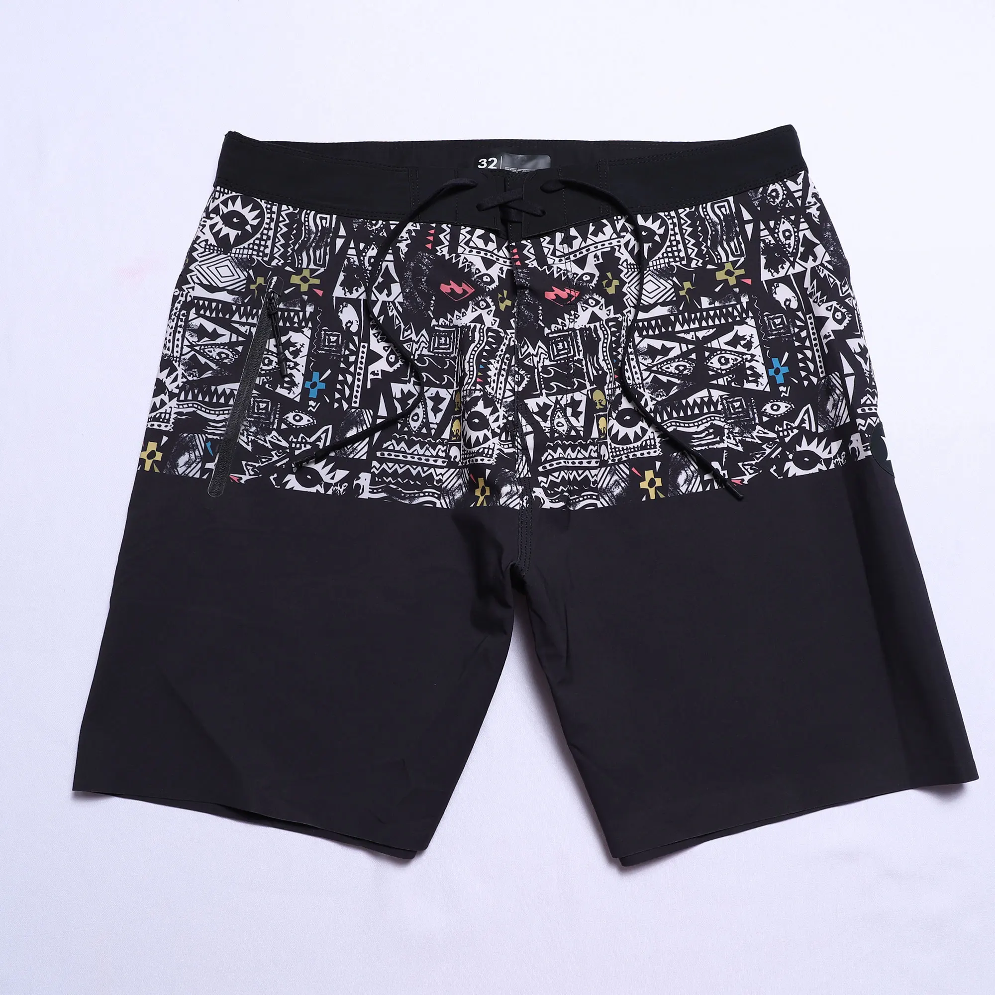 Men's Beach Shorts Quick Dry Waterproof Animal Print Zipper Side Pocket Shorts