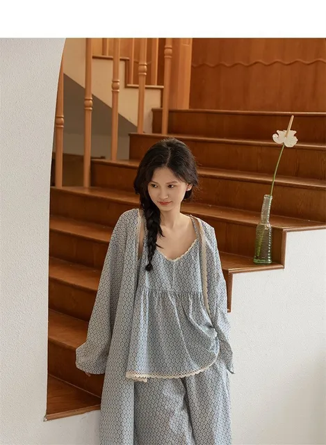 Sleepwear Pijama De Simones Pijama Feminino Kimono Pijamas Pijama