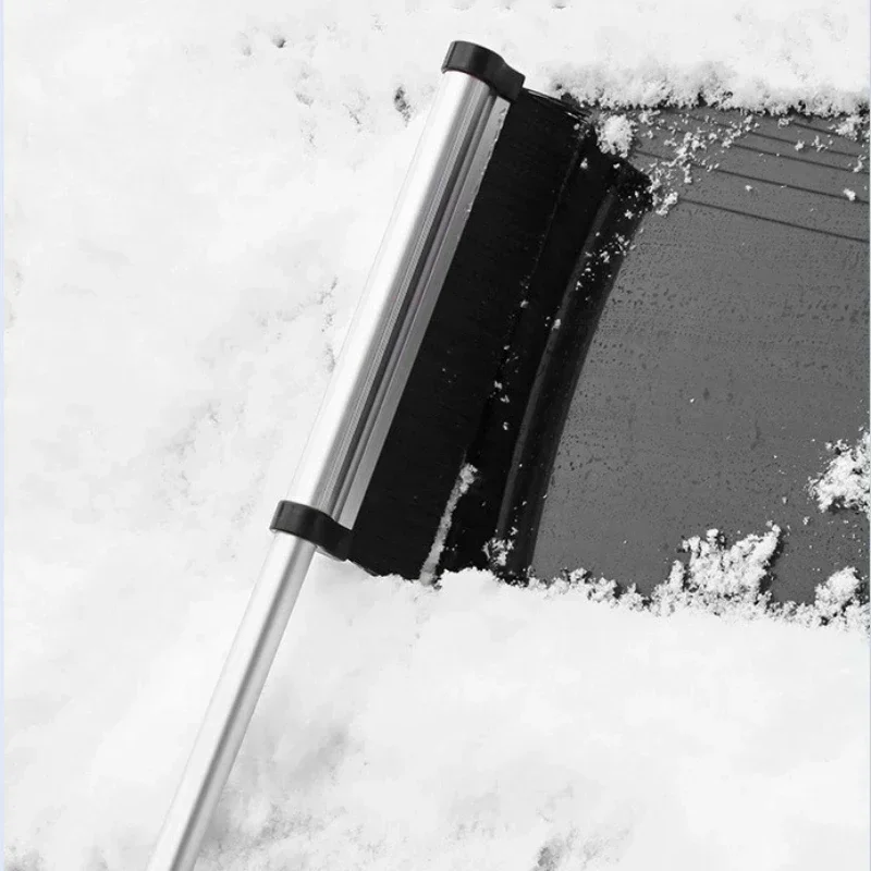 Winter Tool Automotive Snow Shovel Multifunctional Snow and Ice Shovel Aluminum Alloy Telescopic Automobile