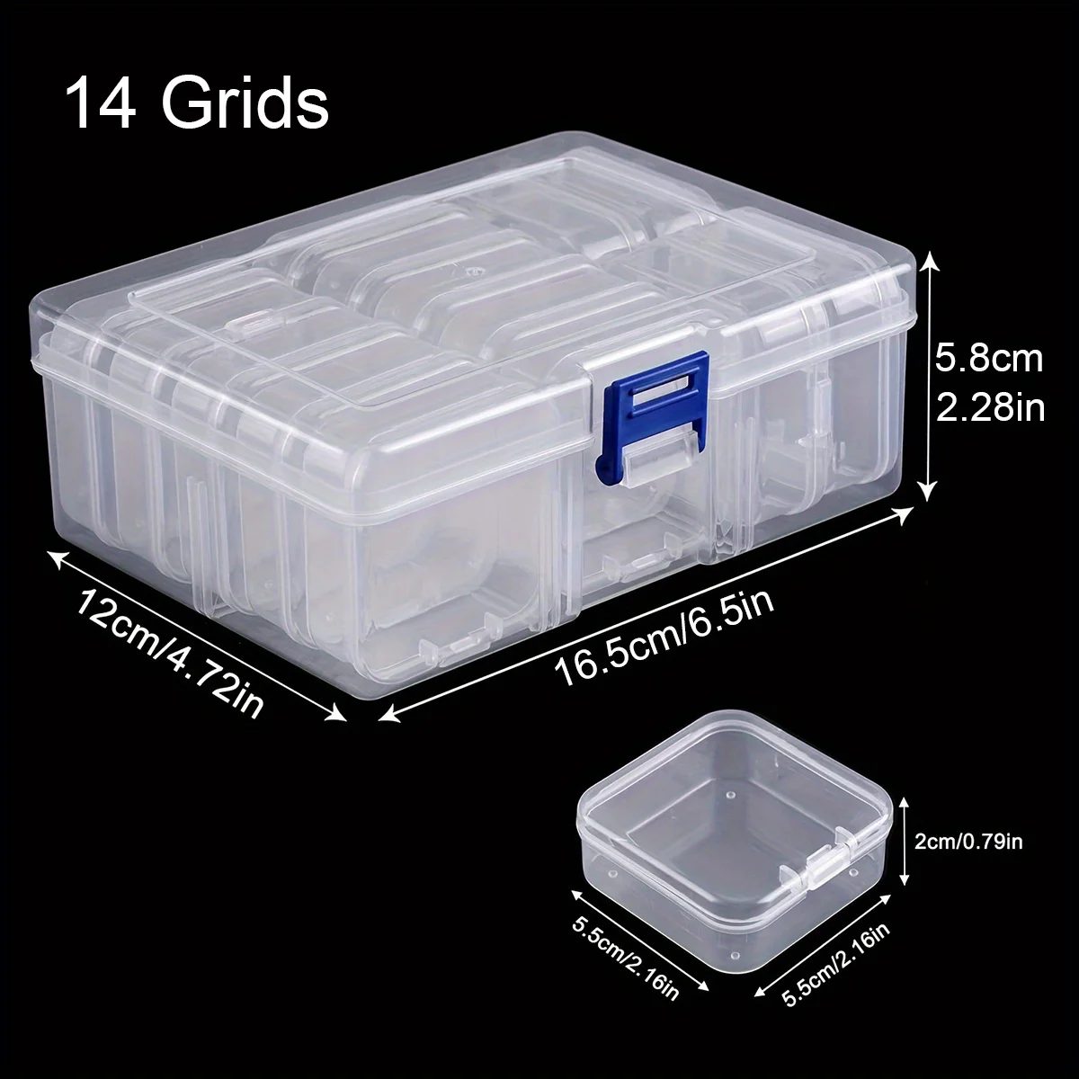 Storage Box Diamond Painting Storage Box Storage Container DIY Diamond Painting Embroidery Storage Box Nail Art Jewelry Rhinestone Mosaic Storage Container Multifunctional Box