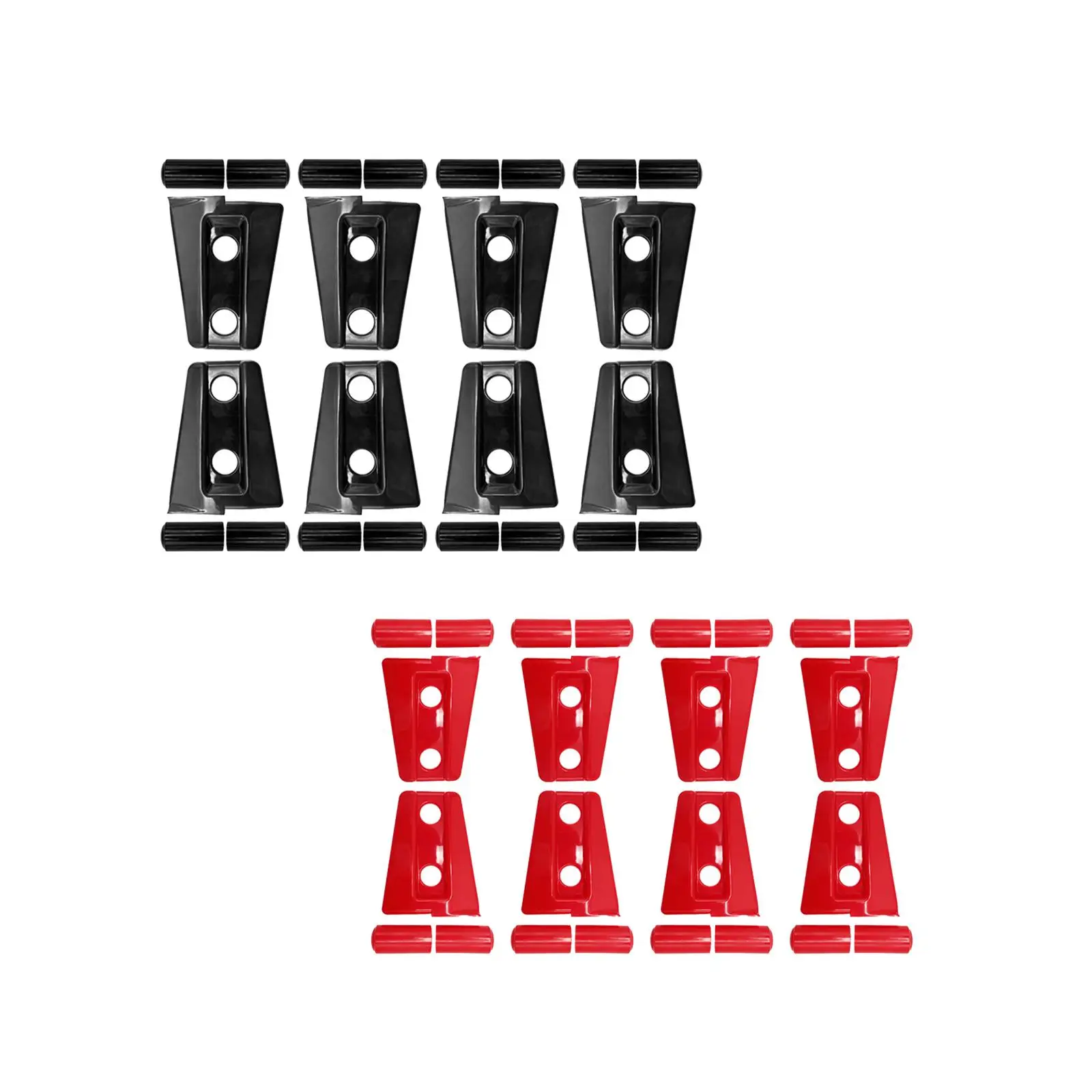 

8 Pieces Engine Hood Hinge Cover Durable for JK 2007-2017