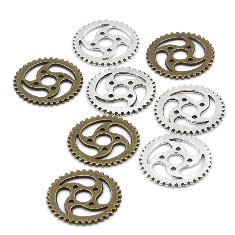 Metal Alloy Jewelry Gear Findings Metal Alloy Jewelry Charm Charms